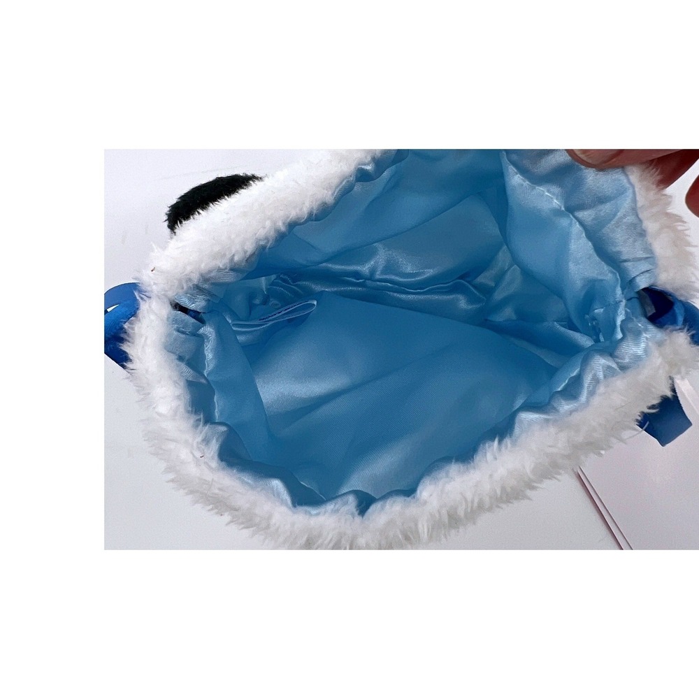 Sanrio Pochacco Drawstring Round Pouch Plush Nakajima NWT From Japan - Picture 5 of 6